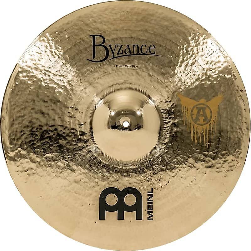 Platillo ride Byzance Brilliant de 24" de metal puro Meinl B24PMR-B
